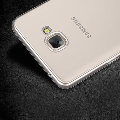 Cover Silicone Trasparente Ultra Sottile Morbida T03 per Samsung Galaxy A9 Pro (2016) SM-A9100 Chiaro