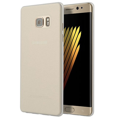 Cover Silicone Trasparente Ultra Sottile Morbida T03 per Samsung Galaxy Note 7 Chiaro