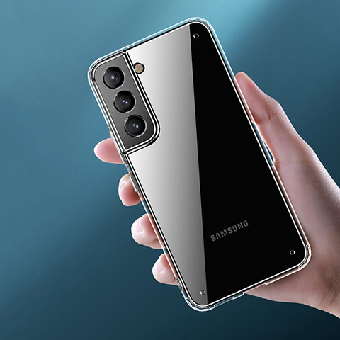 Cover Silicone Trasparente Ultra Sottile Morbida T03 per Samsung Galaxy S24 Plus 5G Chiaro