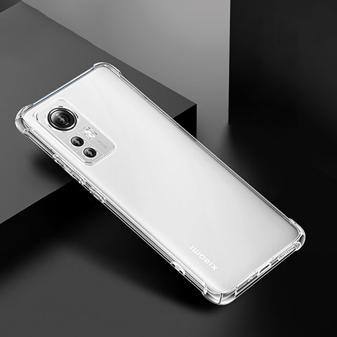 Cover Silicone Trasparente Ultra Sottile Morbida T03 per Xiaomi Mi 12X 5G Chiaro