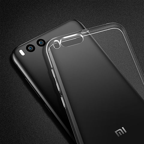 Cover Silicone Trasparente Ultra Sottile Morbida T03 per Xiaomi Mi 6 Chiaro