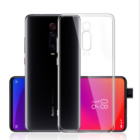 Cover Silicone Trasparente Ultra Sottile Morbida T03 per Xiaomi Mi 9T Pro Chiaro