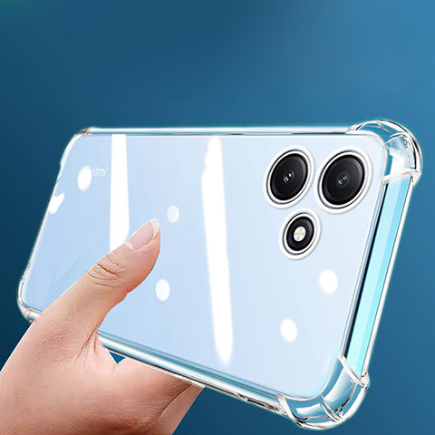 Cover Silicone Trasparente Ultra Sottile Morbida T03 per Xiaomi Redmi 12 5G Chiaro