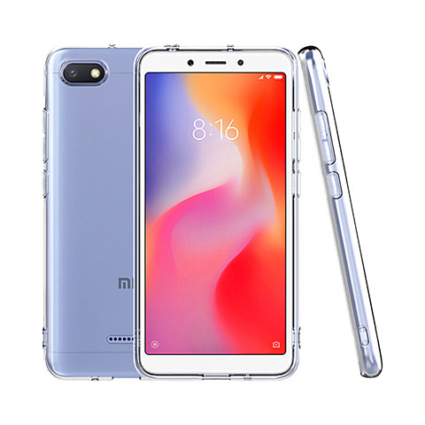 Cover Silicone Trasparente Ultra Sottile Morbida T03 per Xiaomi Redmi 6A Chiaro