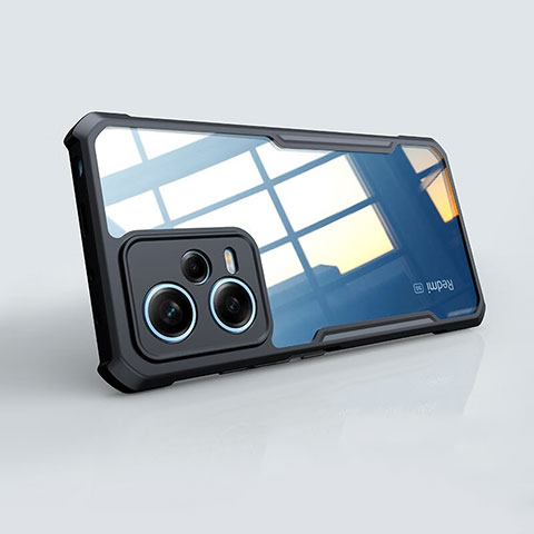Cover Silicone Trasparente Ultra Sottile Morbida T03 per Xiaomi Redmi Note 12 Explorer Nero
