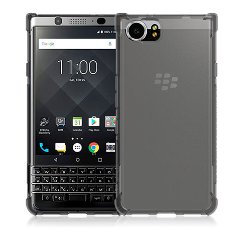 Cover Silicone Trasparente Ultra Sottile Morbida T04 per Blackberry KEYone Chiaro