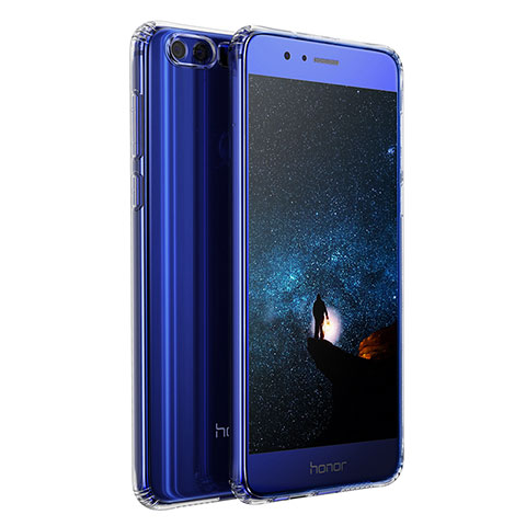 Cover Silicone Trasparente Ultra Sottile Morbida T04 per Huawei Honor 8 Chiaro