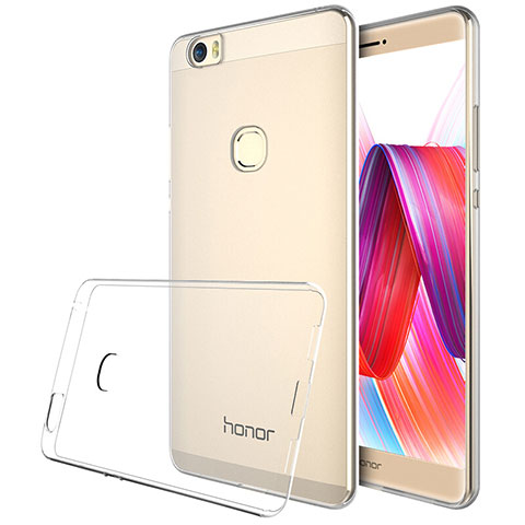 Cover Silicone Trasparente Ultra Sottile Morbida T04 per Huawei Honor Note 8 Chiaro