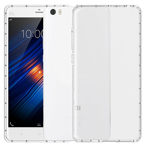 Cover Silicone Trasparente Ultra Sottile Morbida T04 per Xiaomi Mi Note Chiaro