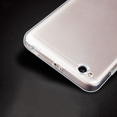 Cover Silicone Trasparente Ultra Sottile Morbida T04 per Xiaomi Redmi 4A Chiaro