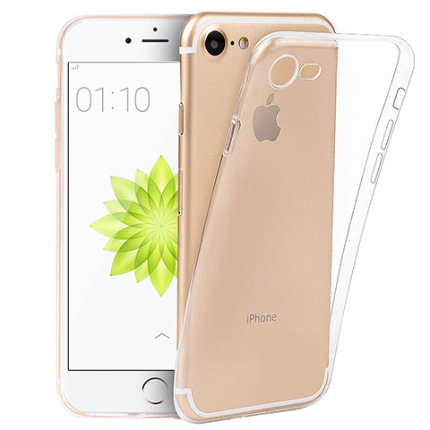 Cover Silicone Trasparente Ultra Sottile Morbida T05 per Apple iPhone SE3 2022 Chiaro