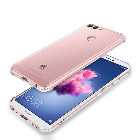 Cover Silicone Trasparente Ultra Sottile Morbida T05 per Huawei Enjoy 7S Chiaro