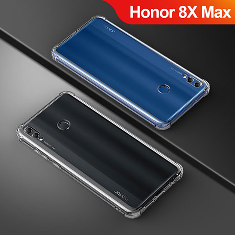 Cover Silicone Trasparente Ultra Sottile Morbida T05 per Huawei Honor 8X Max Chiaro