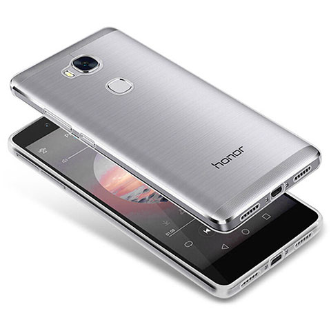 Cover Silicone Trasparente Ultra Sottile Morbida T05 per Huawei Honor Play 5X Chiaro