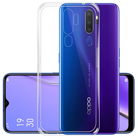 Cover Silicone Trasparente Ultra Sottile Morbida T05 per Oppo A11X Chiaro