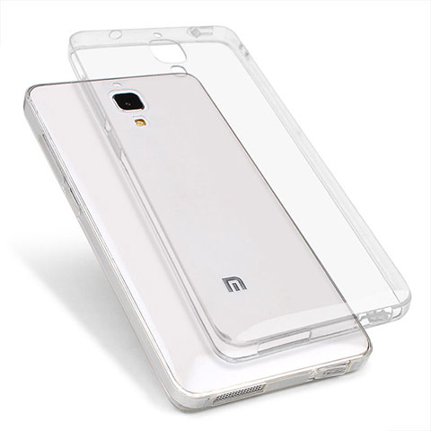 Cover Silicone Trasparente Ultra Sottile Morbida T05 per Xiaomi Mi 4 LTE Chiaro