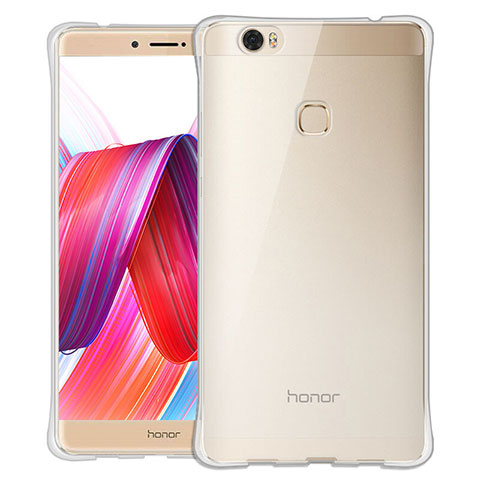 Cover Silicone Trasparente Ultra Sottile Morbida T06 per Huawei Honor Note 8 Chiaro