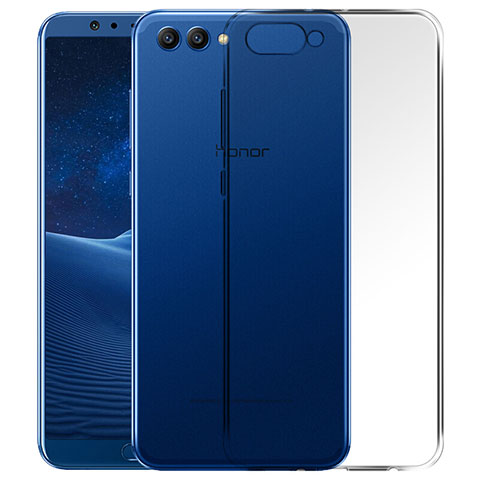 Cover Silicone Trasparente Ultra Sottile Morbida T06 per Huawei Honor View 10 Chiaro