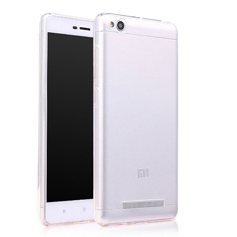 Cover Silicone Trasparente Ultra Sottile Morbida T06 per Xiaomi Redmi 4A Chiaro