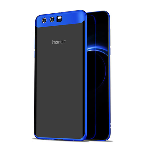 Cover Silicone Trasparente Ultra Sottile Morbida T07 per Huawei Honor 9 Blu
