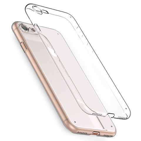 Cover Silicone Trasparente Ultra Sottile Morbida T08 per Apple iPhone SE (2020) Chiaro