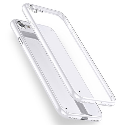 Cover Silicone Trasparente Ultra Sottile Morbida T09 per Apple iPhone 8 Chiaro