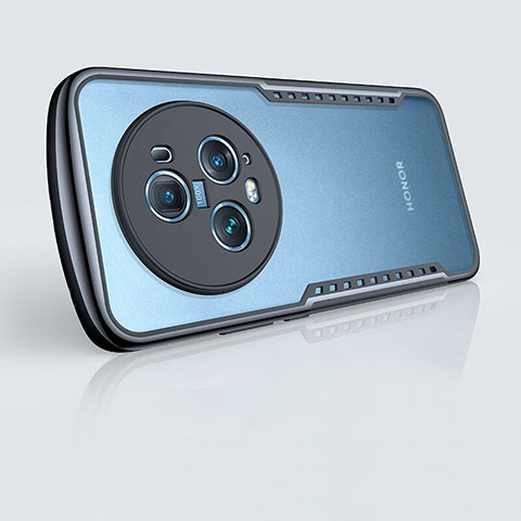Cover Silicone Trasparente Ultra Sottile Morbida T09 per Huawei Honor Magic5 Pro 5G Nero