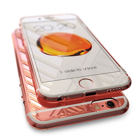 Cover Silicone Trasparente Ultra Sottile Morbida T12 per Apple iPhone 6 Chiaro