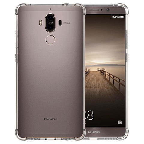 Cover Silicone Trasparente Ultra Sottile Morbida T12 per Huawei Mate 9 Chiaro