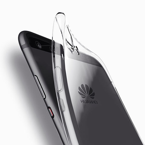 Cover Silicone Trasparente Ultra Sottile Morbida T14 per Huawei P10 Chiaro