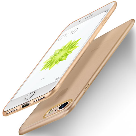 Cover Silicone Ultra Sottile Morbida per Apple iPhone SE (2020) Oro