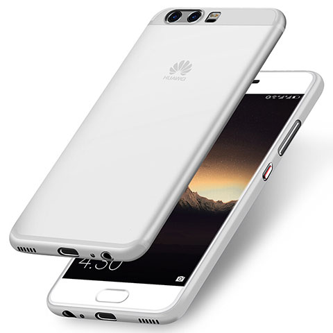 Cover Silicone Ultra Sottile Morbida per Huawei P10 Plus Bianco