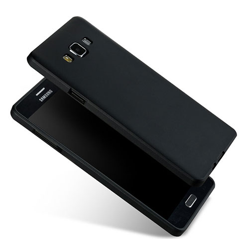 Cover Silicone Ultra Sottile Morbida per Samsung Galaxy A7 Duos SM-A700F A700FD Nero