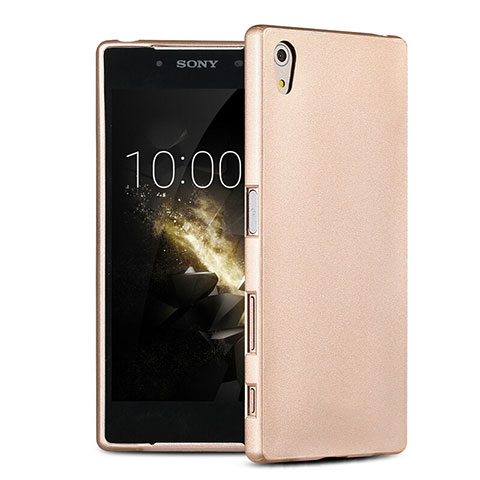 Cover Silicone Ultra Sottile Morbida per Sony Xperia Z5 Oro