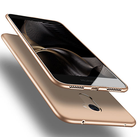 Cover Silicone Ultra Sottile Morbida S03 per Huawei Enjoy 7 Plus Oro