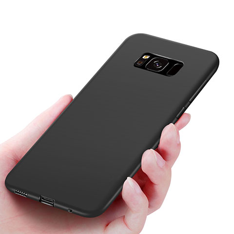 Cover Silicone Ultra Sottile Morbida S06 per Samsung Galaxy S8 Nero