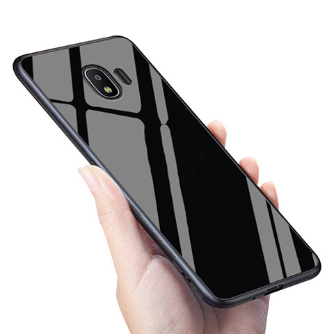 Cover Silicone Ultra Sottile Morbida Specchio per Samsung Galaxy Grand Prime Pro (2018) Nero