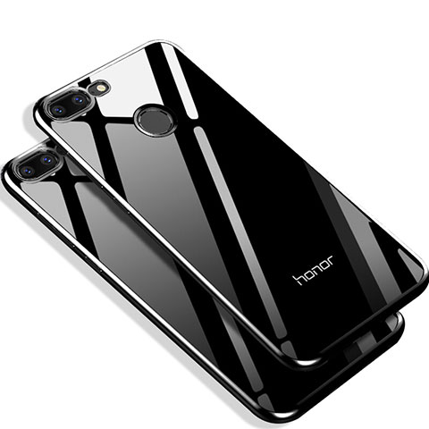 Cover Silicone Ultra Sottile Morbida Specchio Q01 per Huawei Honor 9 Lite Nero