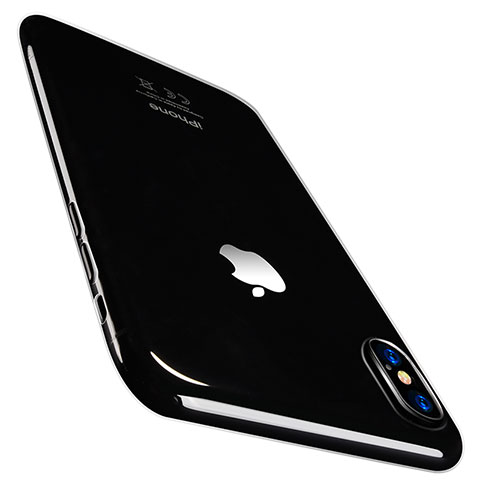 Cover TPU Trasparente Ultra Slim Morbida T03 per Apple iPhone X Chiaro