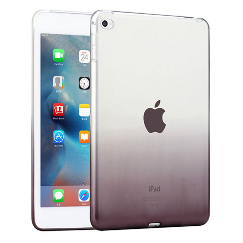 Cover TPU Trasparente Ultra Sottile Morbida per Apple iPad Mini 4 Grigio