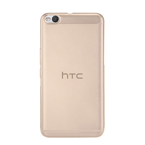 Cover TPU Trasparente Ultra Sottile Morbida per HTC One X9 Oro