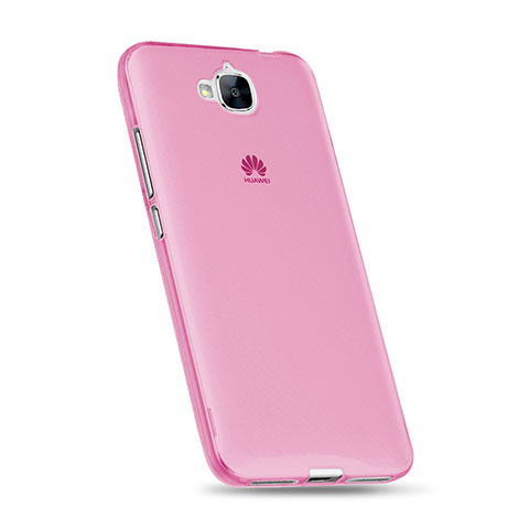 Cover TPU Trasparente Ultra Sottile Morbida per Huawei Enjoy 5 Rosa