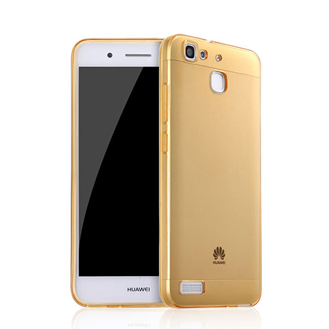 Cover TPU Trasparente Ultra Sottile Morbida per Huawei Enjoy 5S Oro
