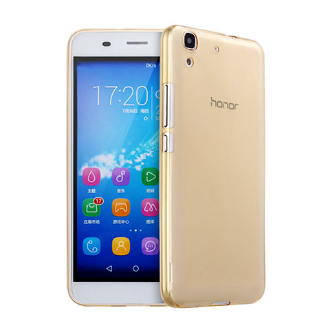 Cover TPU Trasparente Ultra Sottile Morbida per Huawei Honor 4A Oro