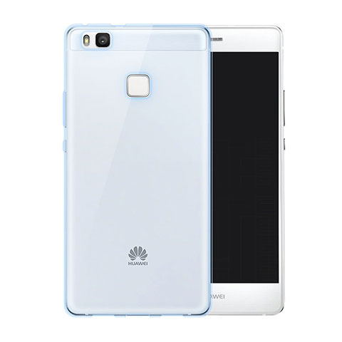 Cover TPU Trasparente Ultra Sottile Morbida per Huawei P9 Lite Blu