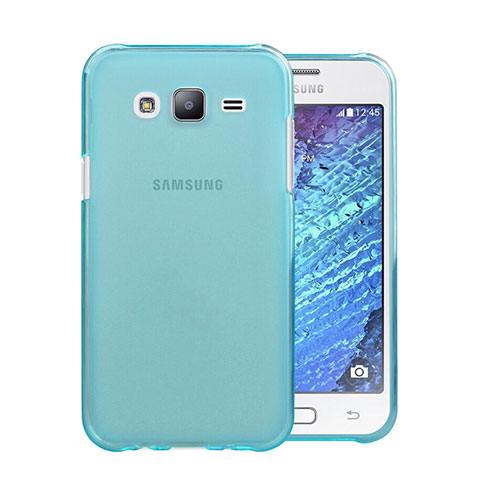 Cover TPU Trasparente Ultra Sottile Morbida per Samsung Galaxy J5 SM-J500F Cielo Blu