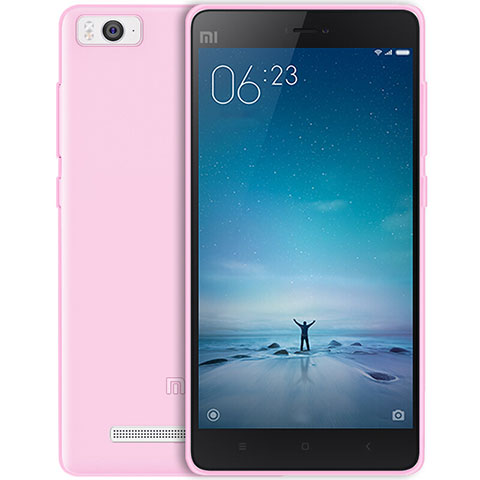 Cover TPU Trasparente Ultra Sottile Morbida per Xiaomi Mi 4i Rosa