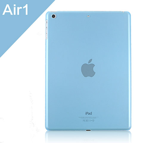 Cover Ultra Slim Trasparente Rigida Opaca per Apple iPad Air Cielo Blu
