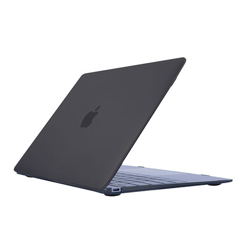 Cover Ultra Sottile Trasparente Rigida Opaca per Apple MacBook 12 pollici Grigio