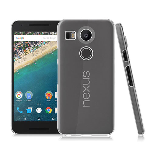 Custodia Crystal Trasparente Rigida per Google Nexus 5X Chiaro